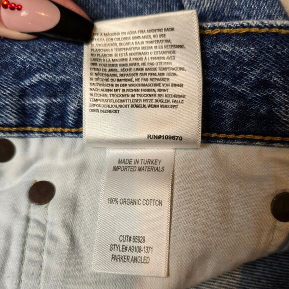 AGOLDE Parker Angled Denim Hem Skirt size 29 - Picture 9 of 10